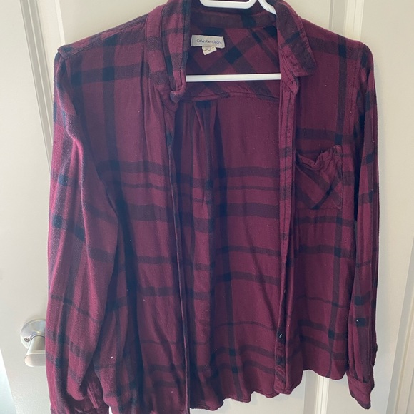 Calvin Klein plaid shirt - Picture 1 of 1